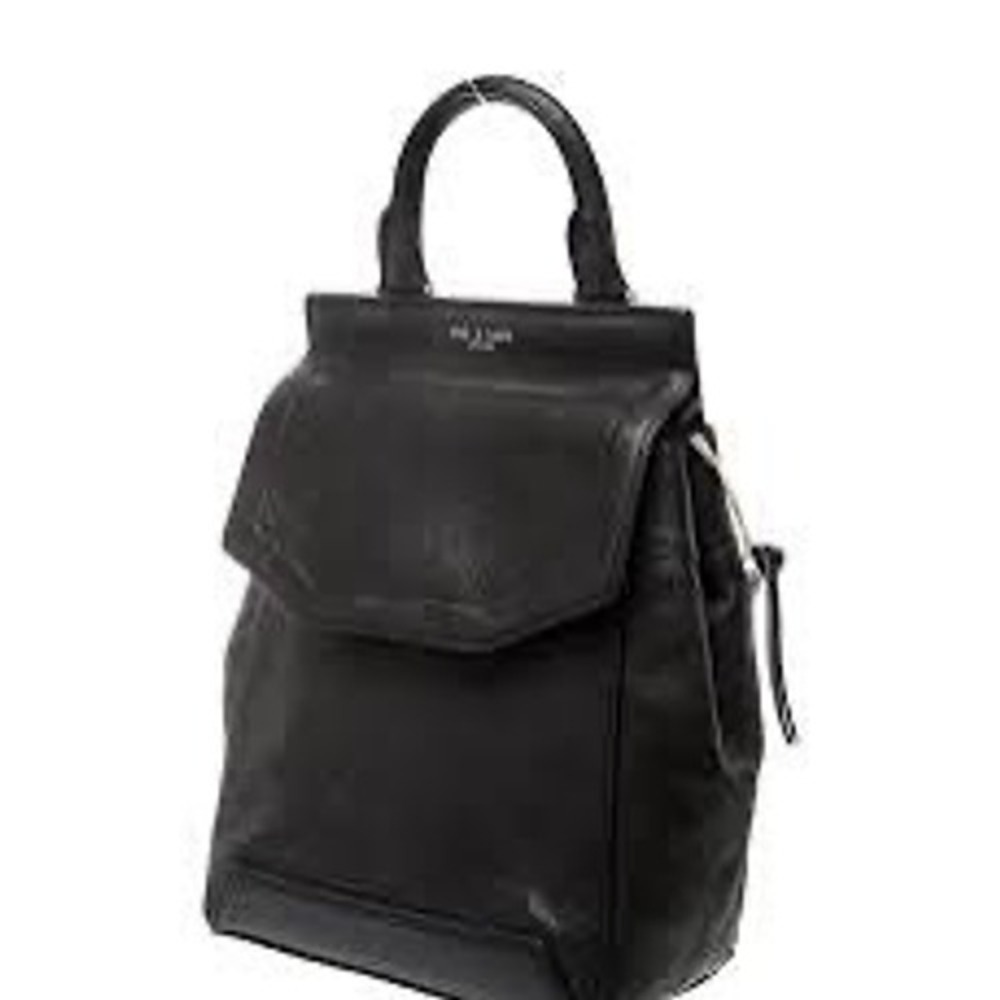 Rag & Bone Walker Black Leather Backpack Tote Bag RB02939-017